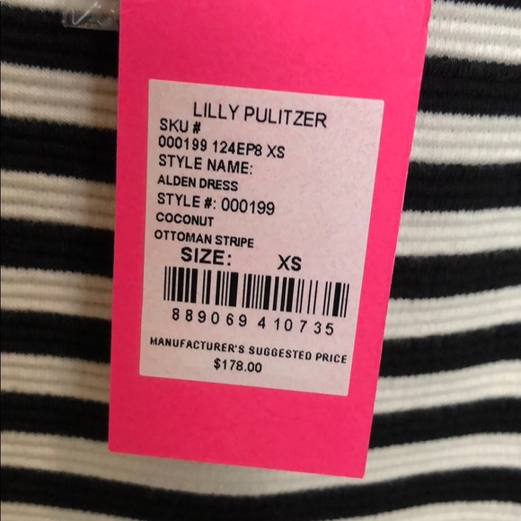 NWT!  Lily Pulitzer Alden Stripe Dress- so cute! - Picture 5 of 8